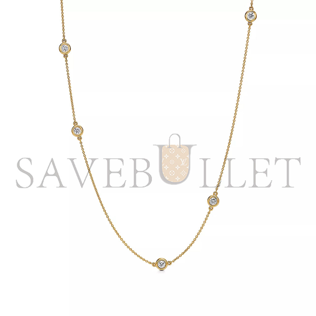 TIFFANY ELSA PERETTI® DIAMONDS BY THE YARD® SPRINKLE NECKLACEIN YELLOW GOLD 71285022